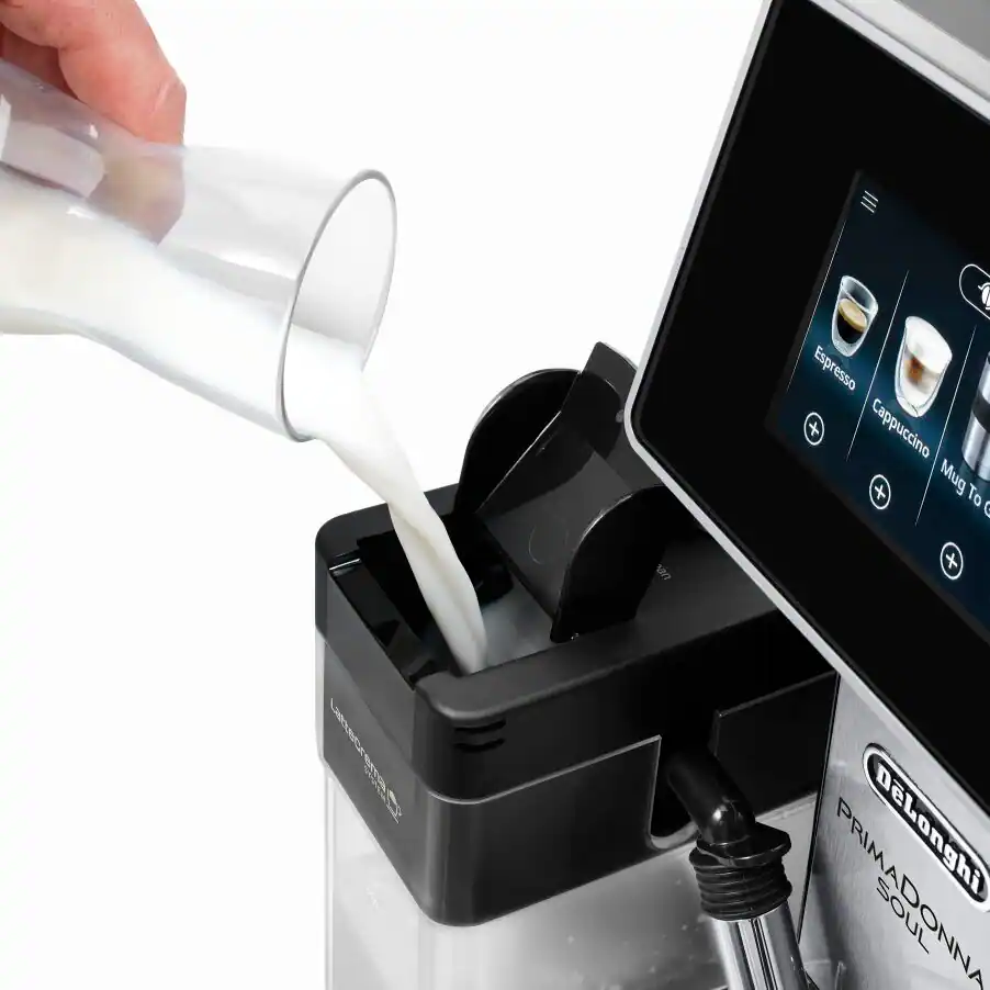 De’Longhi PrimaDonna Soul – Machine à Café Automatique avec Connectivité Smart Coffee - Thumbnail 3