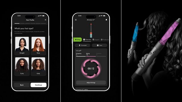 Dyson Airwrap i.d.™ – Outil de Séchage Séchant Intelligent pour Coiffage Sans Chaleur Extrême - Thumbnail 5