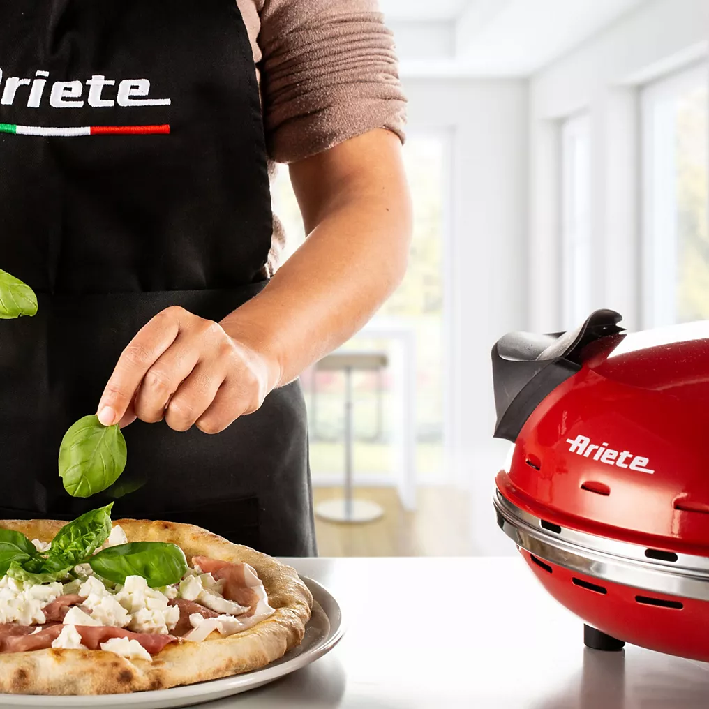 Four à Pizza ARIETE Da Gennaro 909 – Rouge – Cuisson Rapide et Parfaite - Thumbnail 4