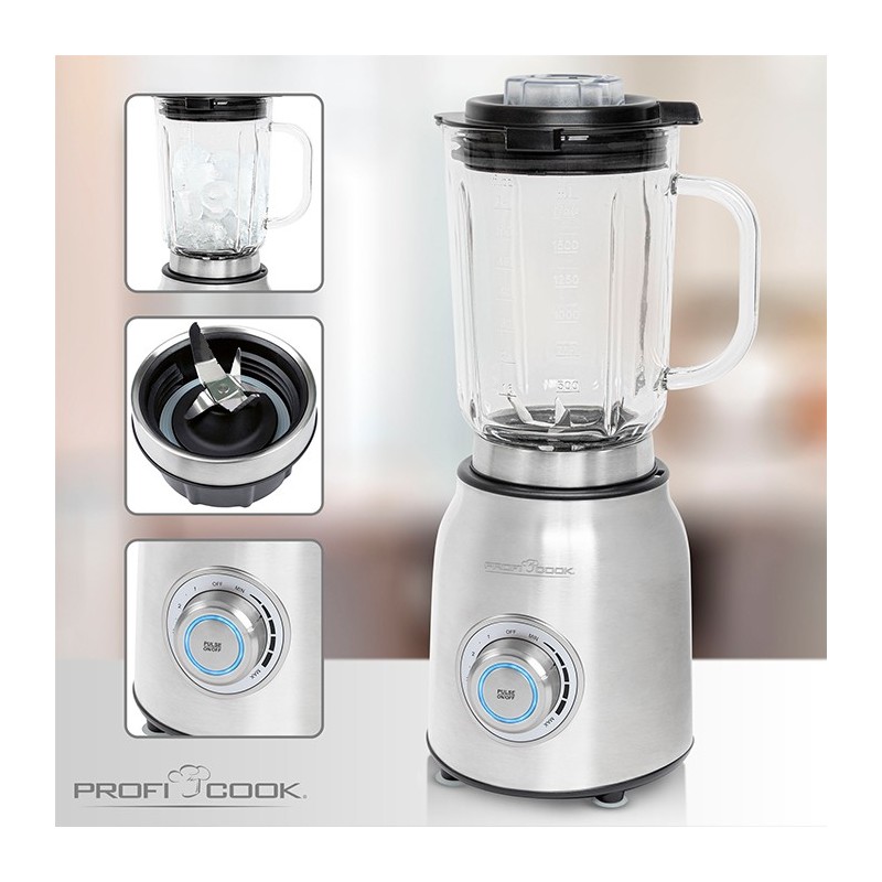 Blender / Mixeur ProfiCook PC-UM 1207 – 1,75 L – Puissant et Polyvalent - Thumbnail 2