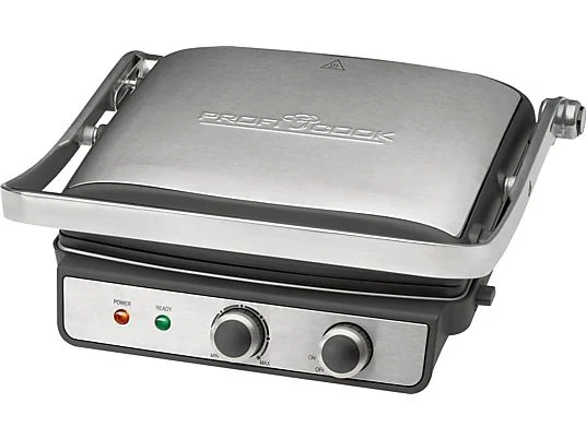 Grill de Contact ProfiCook PC-KG 1029 – Inox – 2 Plaques Antiadhésives – Grillades et Paninis - Thumbnail 5