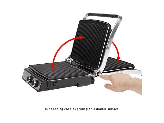 Grill de Contact ProfiCook PC-KG 1029 – Inox – 2 Plaques Antiadhésives – Grillades et Paninis - Thumbnail 7