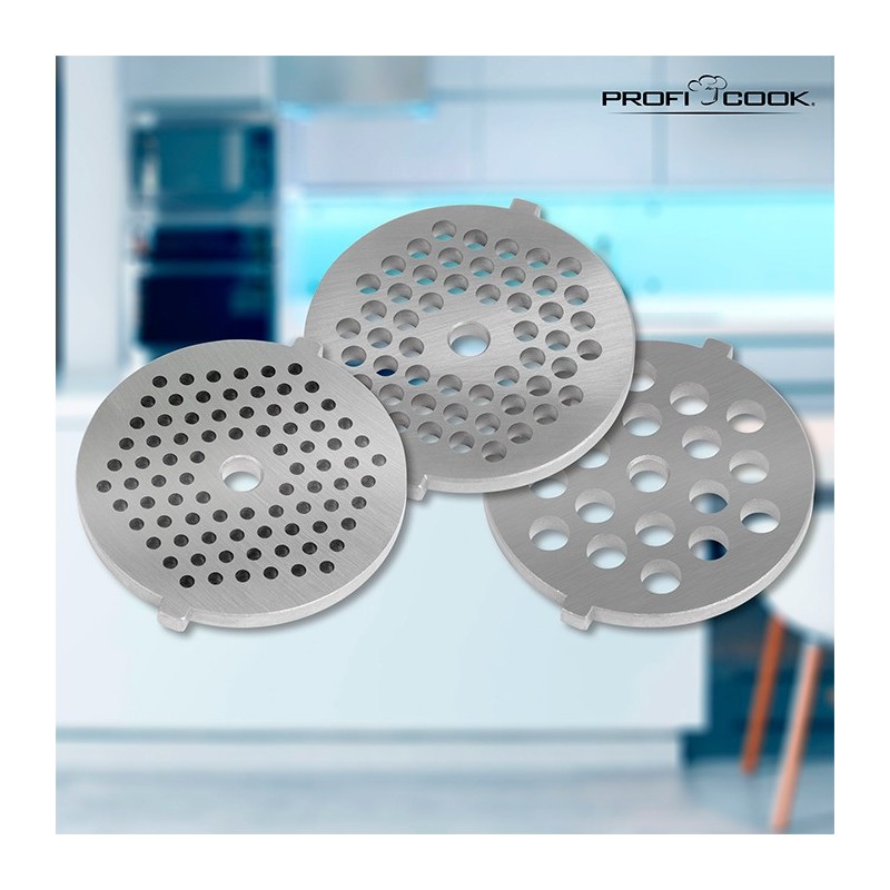 Hachoir à Viande ProfiCook PC-FW 1172 – Professionnel – 1800 W – 3 Disques Métal – Tête Clé & Saucisse – Lames Acier Inoxydable – Argent - Thumbnail 4