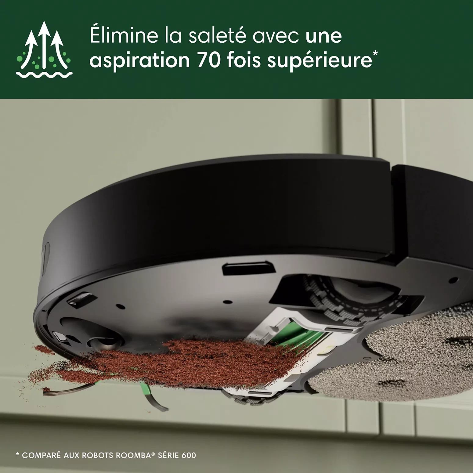 Robot Aspirateur Laveur iRobot Roomba Plus 405 Combo – AutoWash – Base Multifonction – Navigation LiDAR - Thumbnail 4