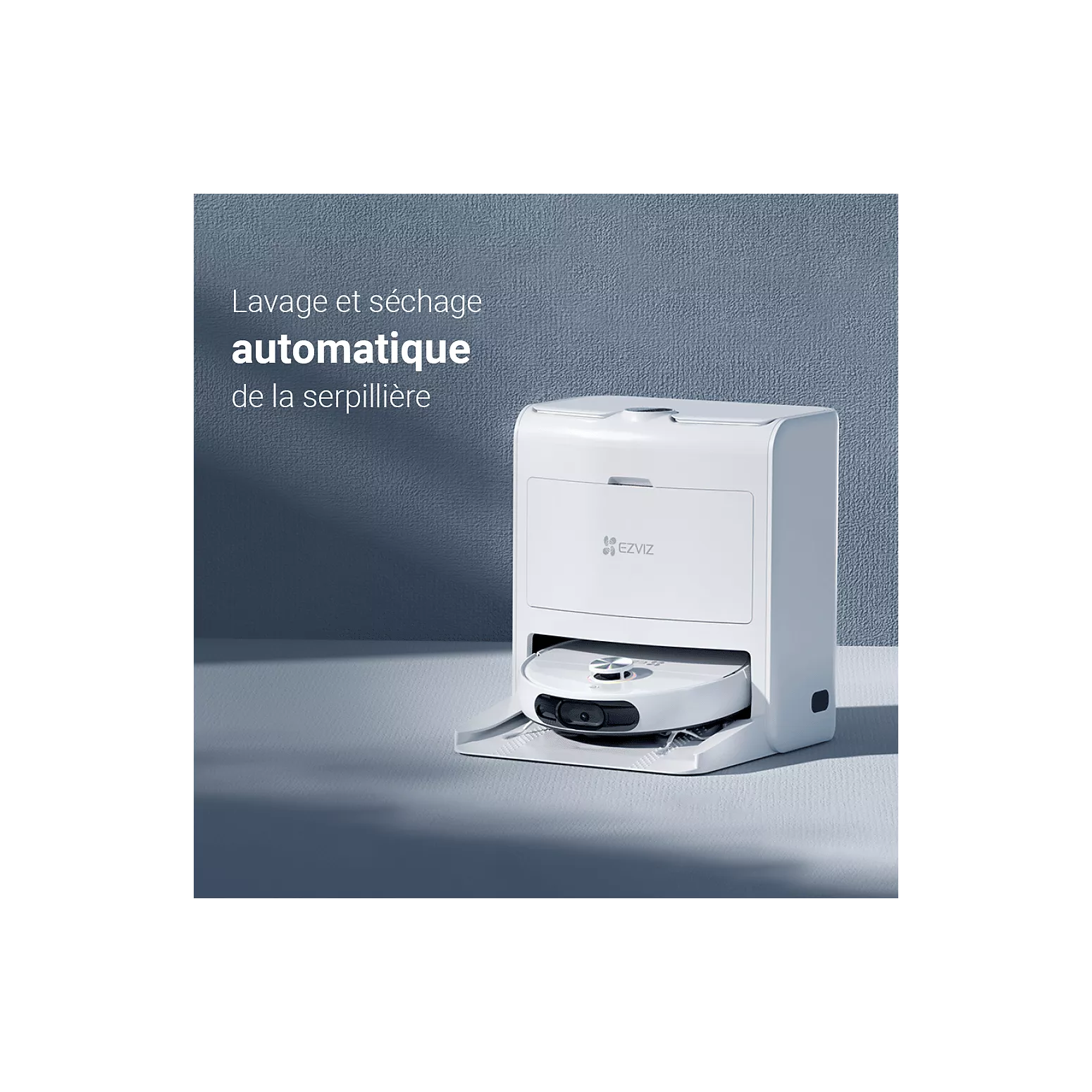 Robot Aspirateur Laveur EZVIZ RS2 – 4000 Pa – Station Automatique – Navigation Laser – Caméra 3K - Thumbnail 6