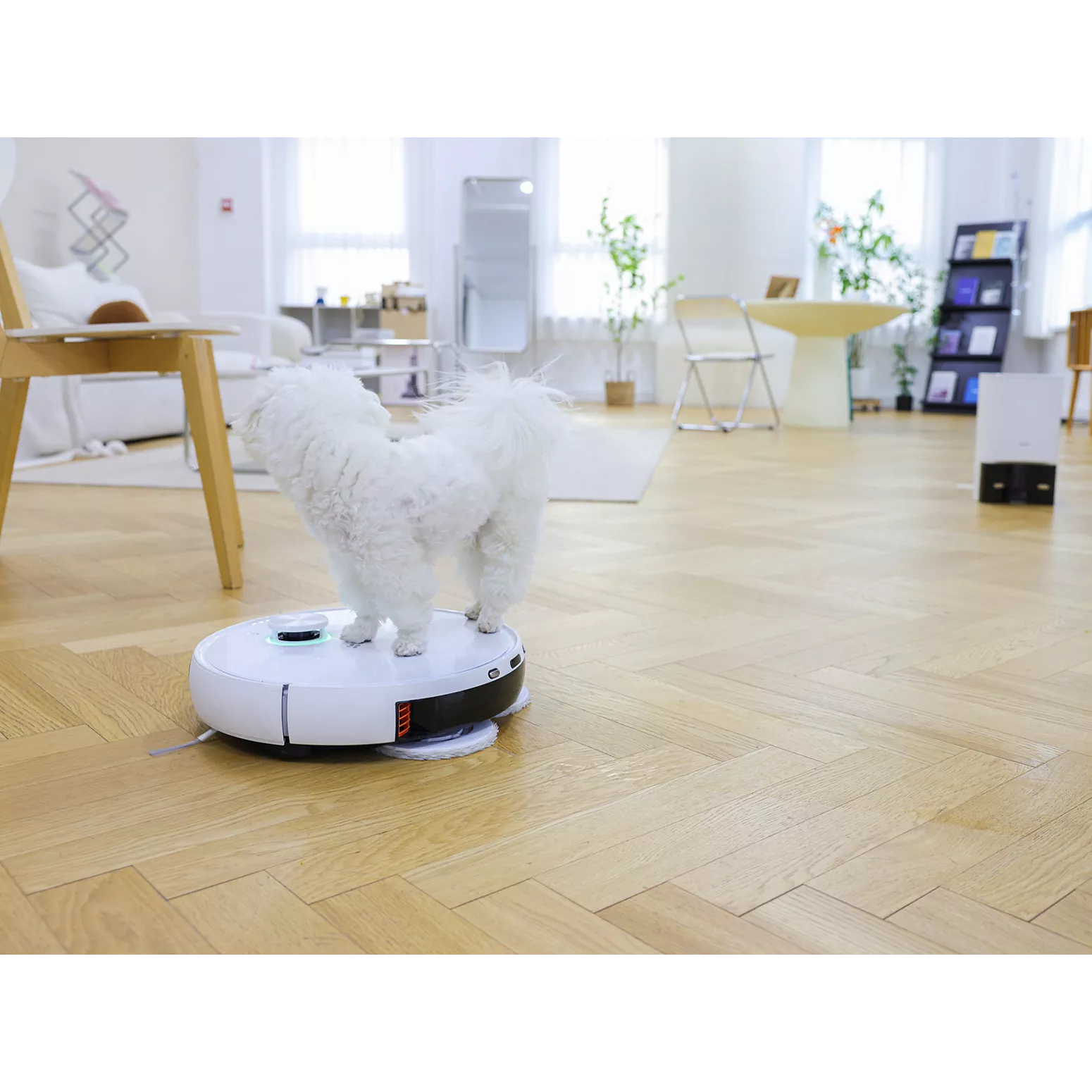 Robot Aspirateur Laveur EZVIZ RS2 – 4000 Pa – Station Automatique – Navigation Laser – Caméra 3K - Thumbnail 8