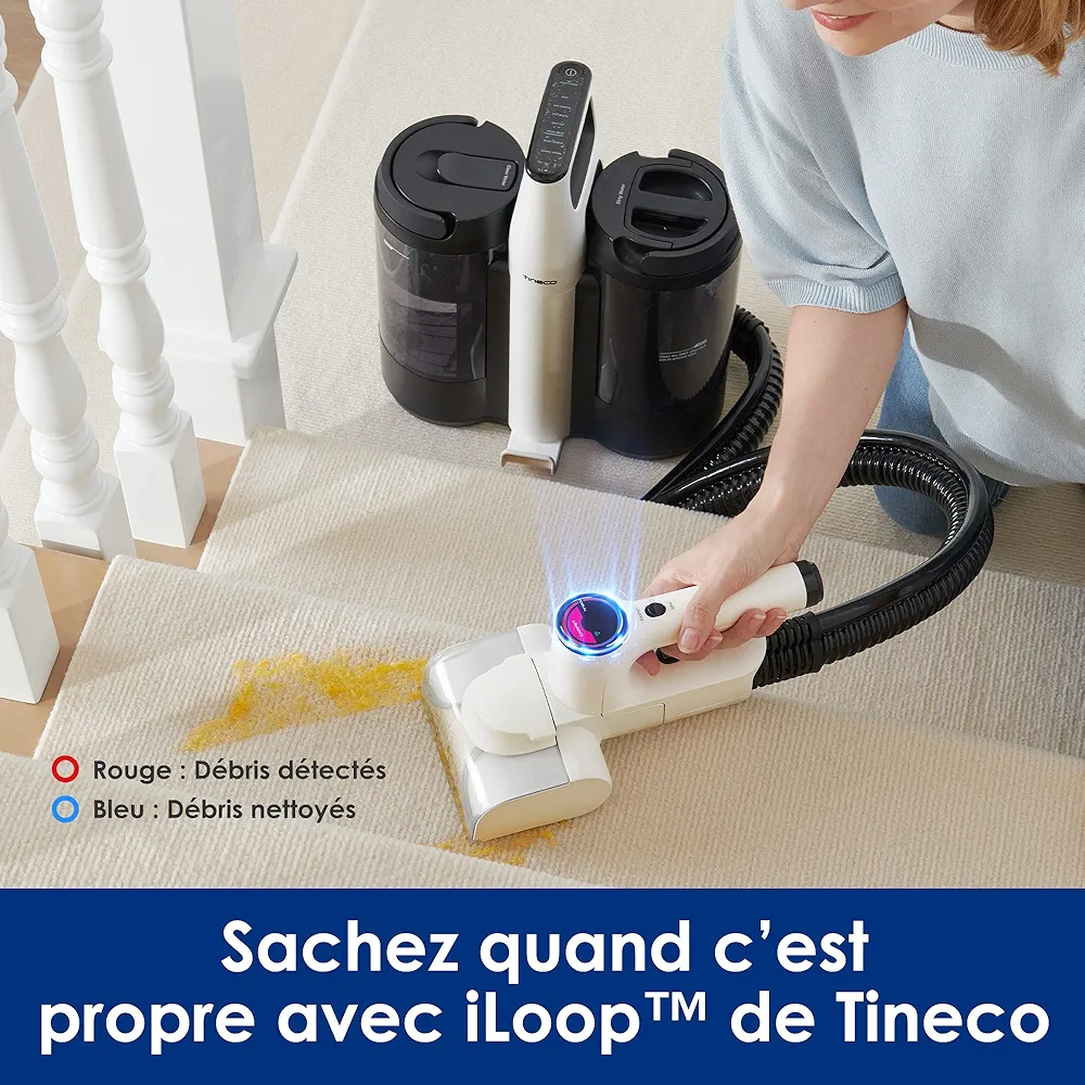 Tineco CARPET ONE Spot Essentials – Nettoyeur Intelligent Portable pour Tapis, Moquettes et Tissus d’Ameublement - Thumbnail 6
