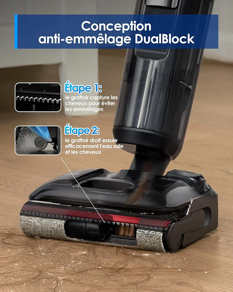 Tineco Floor One S7 Stretch Series – Nettoyeur Intelligent pour Sols Durs et Tapis - Thumbnail 2