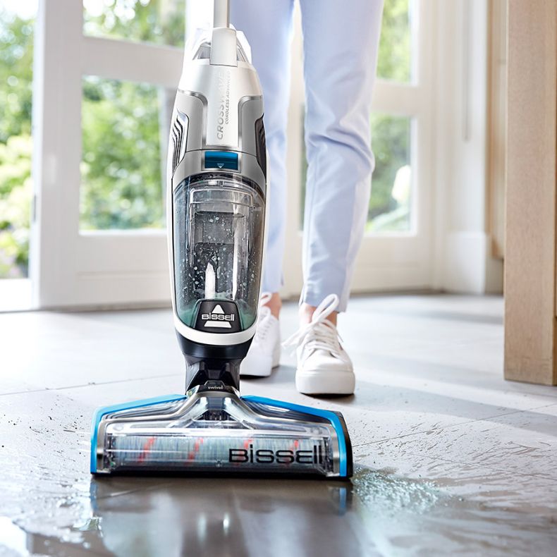 BISSELL CrossWave Advanced Sans Fil – Aspirateur à Eau Multifonction 3 en 1