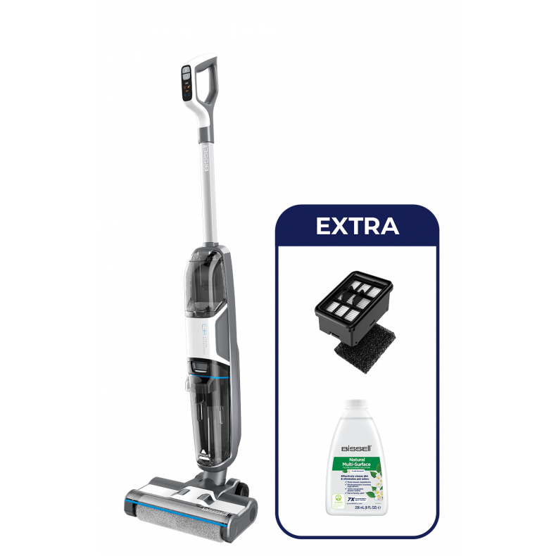 Bissell CrossWave HF3 – Aspirateur Balai Laveur Sans Fil pour Sols Durs