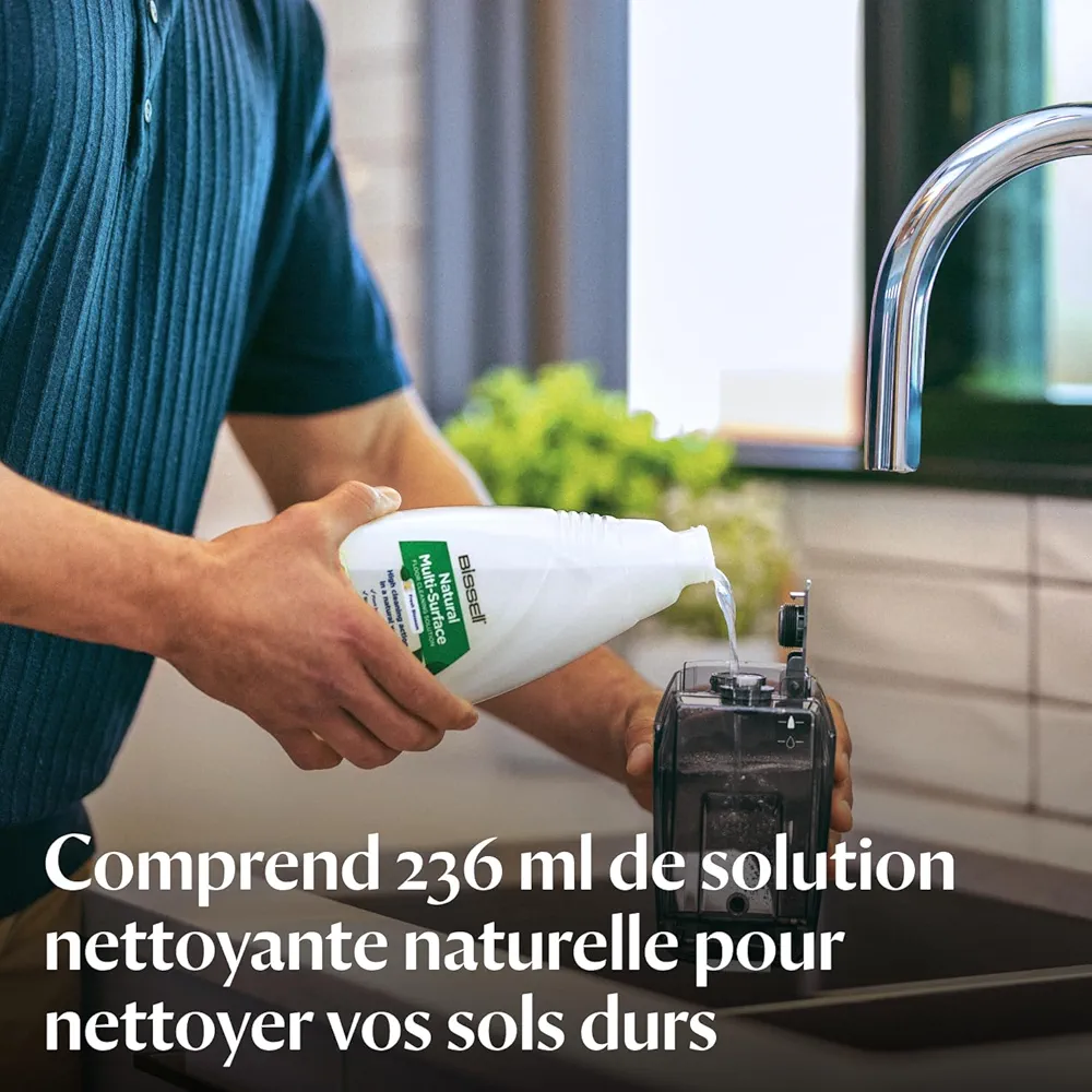 Bissell CrossWave HF3 – Aspirateur Balai Laveur Sans Fil pour Sols Durs - Thumbnail 7