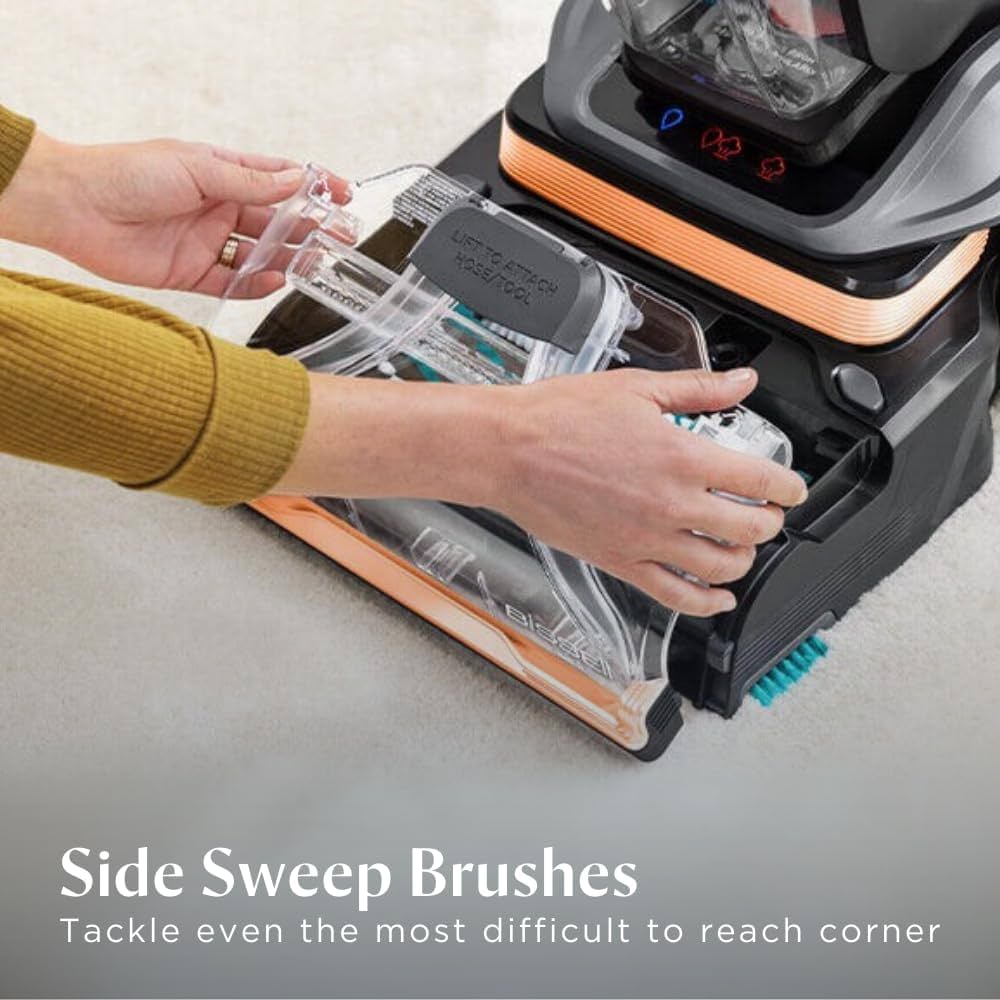 BISSELL Revolution HydroSteam 3672E – Nettoyeur de tapis et moquettes à vapeur - Thumbnail 4