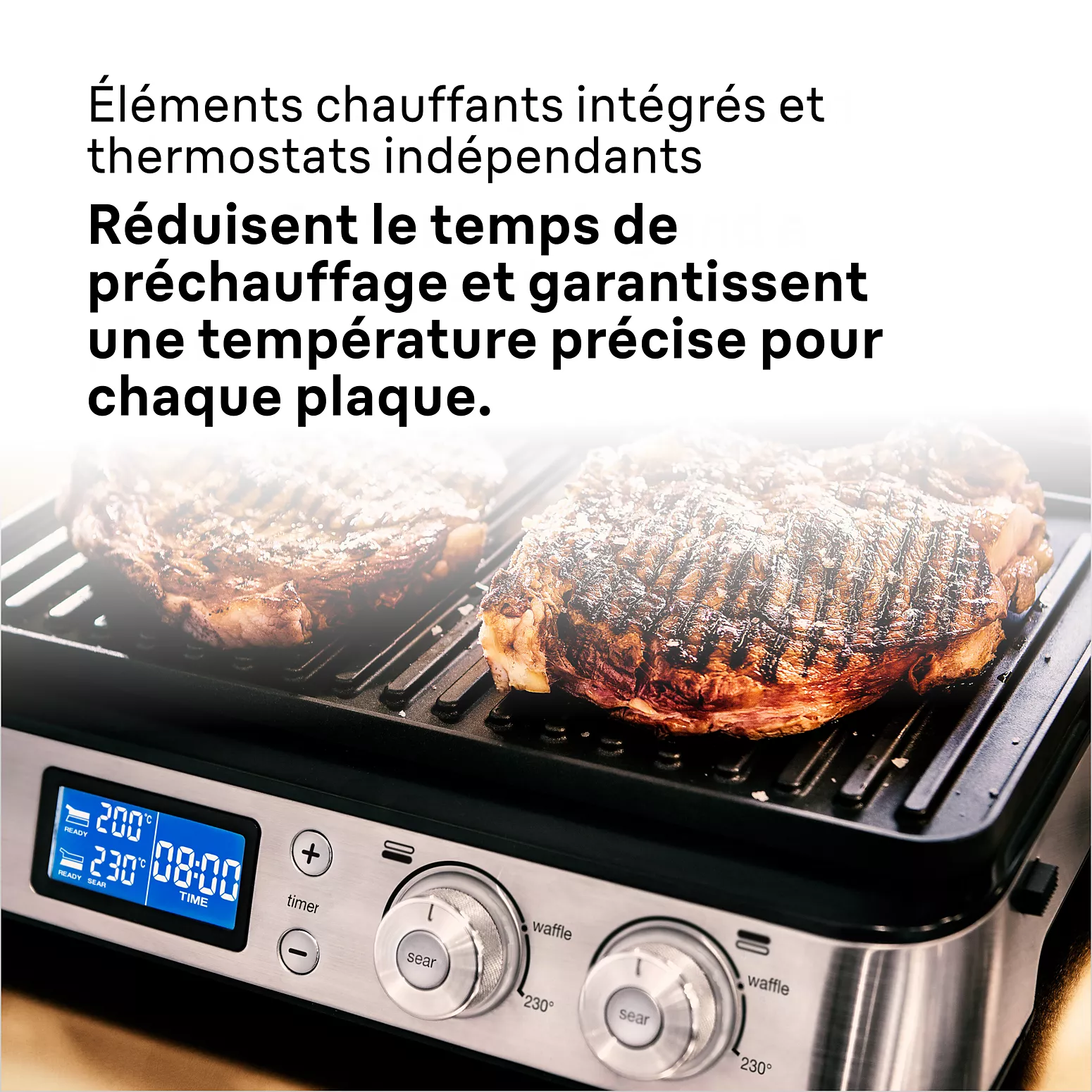 Grille-Viande Braun CG9040 – Inox, 2 Zones de Cuisson - Thumbnail 9