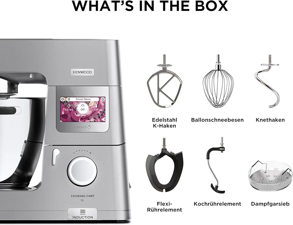 Robot de Cuisine Kenwood Cooking Chef Expérience – KCL95.004SI - Thumbnail 6