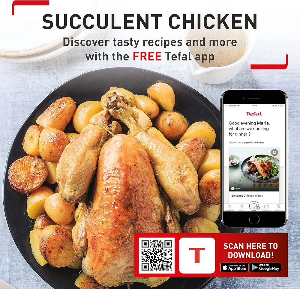 TEFAL EasyFry Oven & Grill 9 en 1 – Airfryer Multifonction 11L - Thumbnail 6