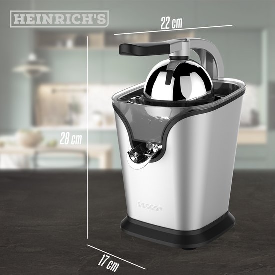 Heinrich’s HZP 8692 – Presse-agrumes & Centrifugeuse Électrique - Thumbnail 4