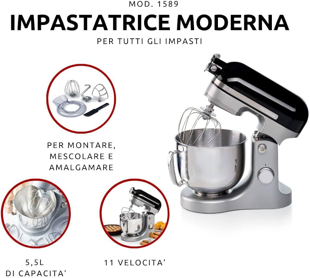 Ariete 1589 – Robot Pâtissier Moderna - Thumbnail 3