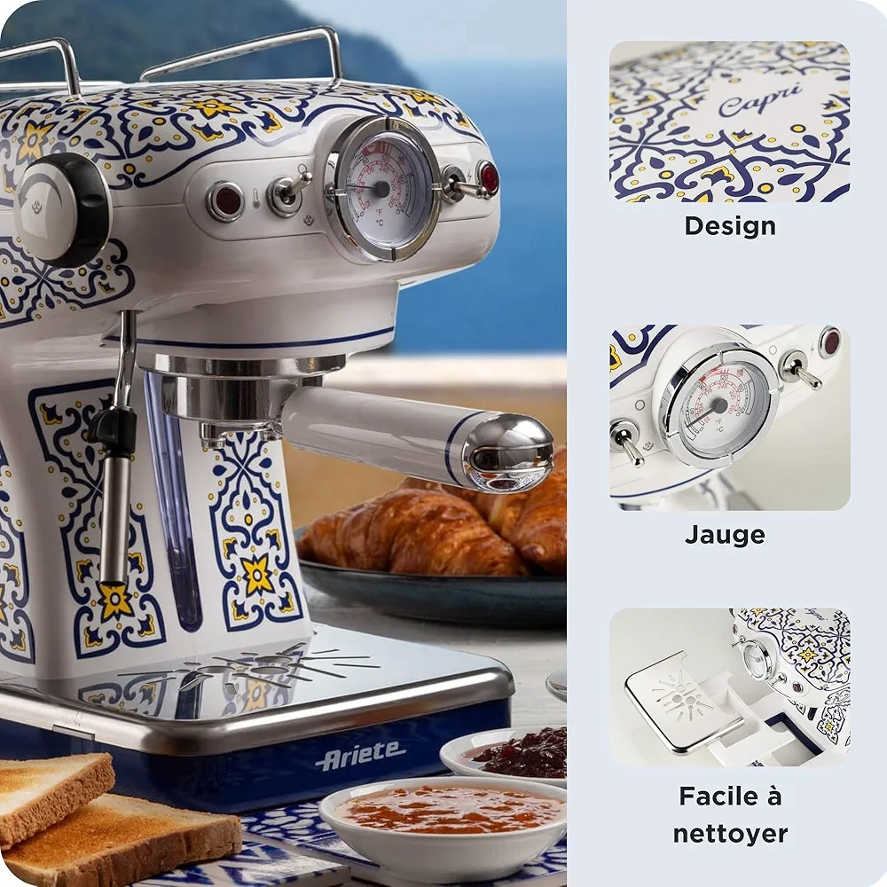 Ariete 1389 Capri – Machine à Espresso 850 W - Thumbnail 3