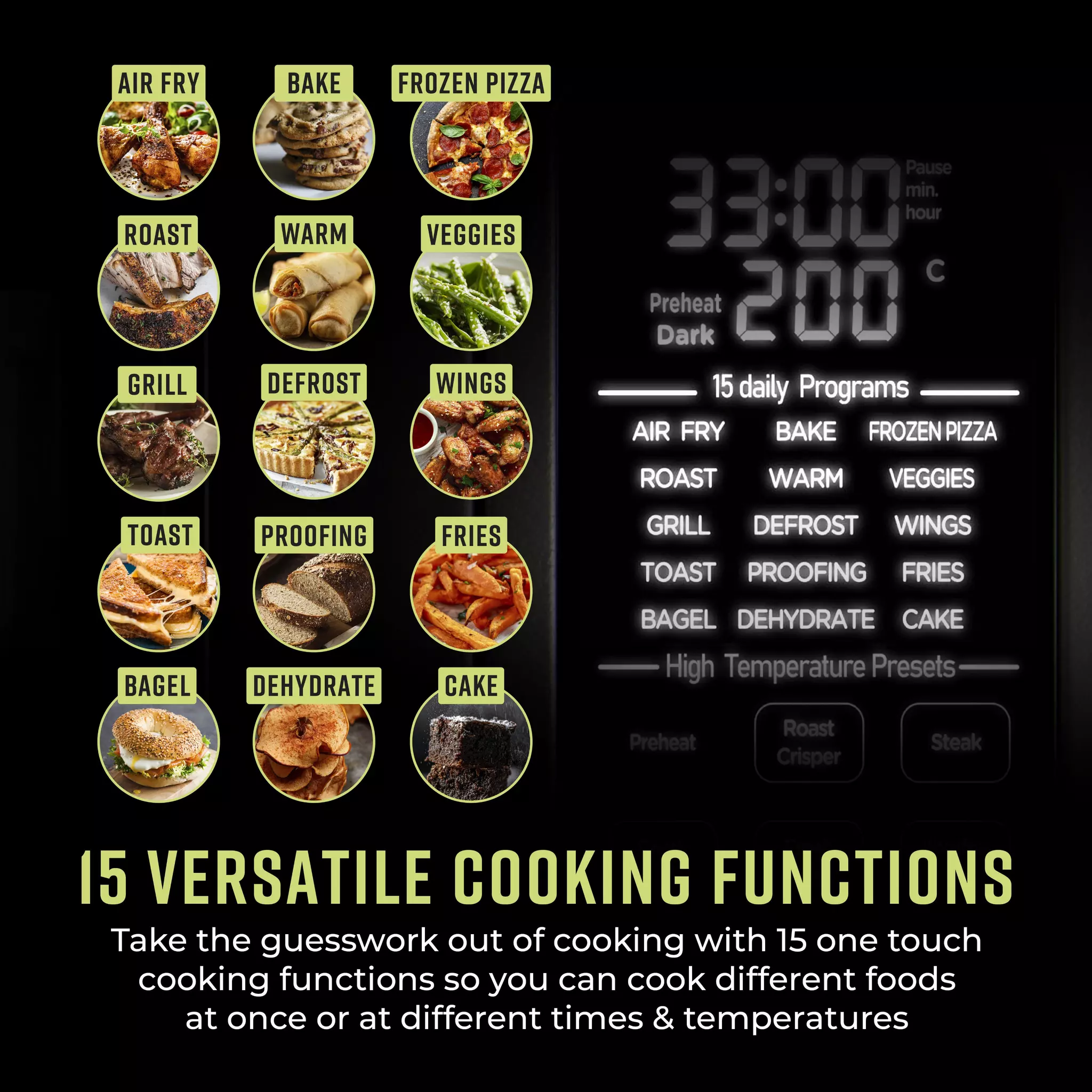 Vortx 18L Air Fryer Pizza Oven - Thumbnail 3