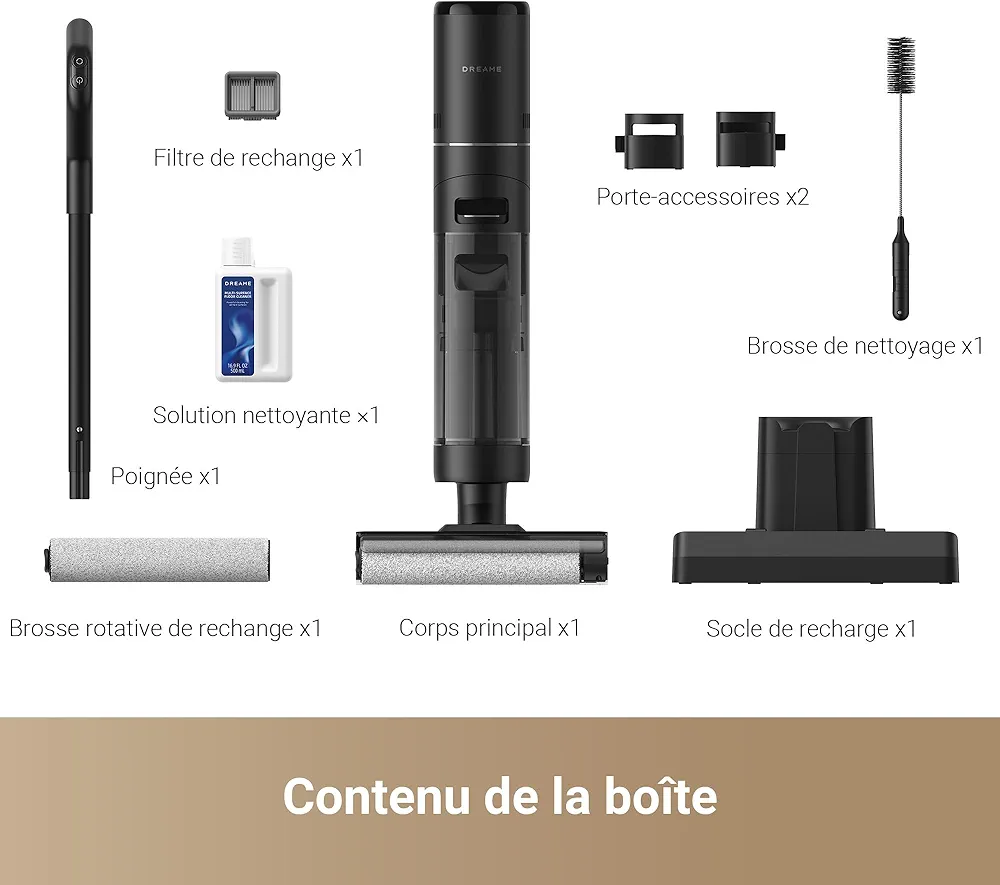 Dreame H12S – Aspirateur Laveur Sans Fil Intelligent Eau & Poussière - Thumbnail 2