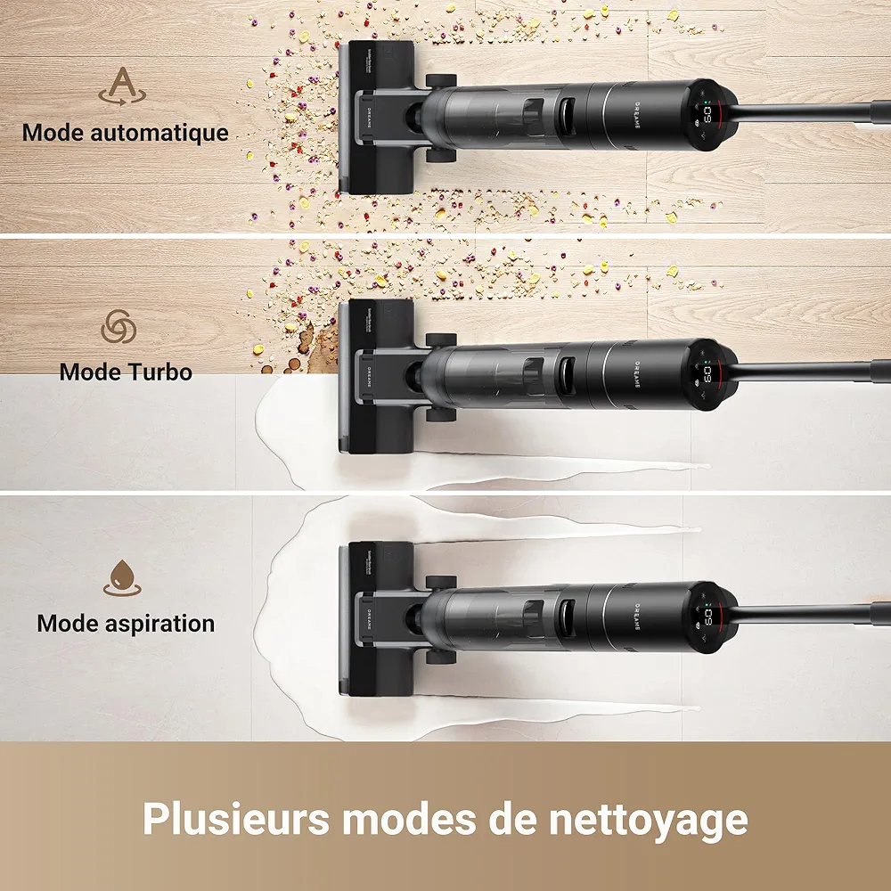 Dreame H12S – Aspirateur Laveur Sans Fil Intelligent Eau & Poussière - Thumbnail 4