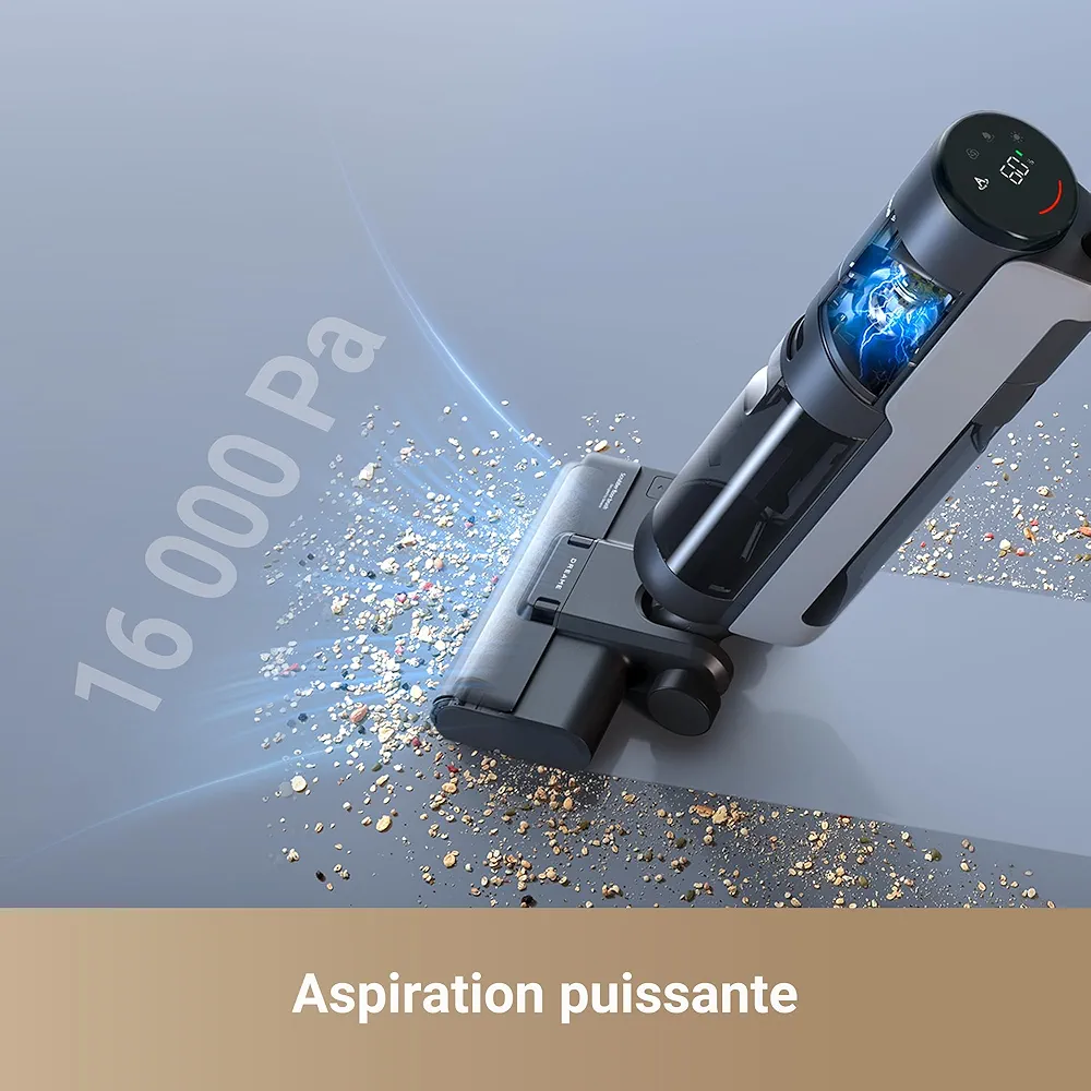 Dreame H12S – Aspirateur Laveur Sans Fil Intelligent Eau & Poussière - Thumbnail 6