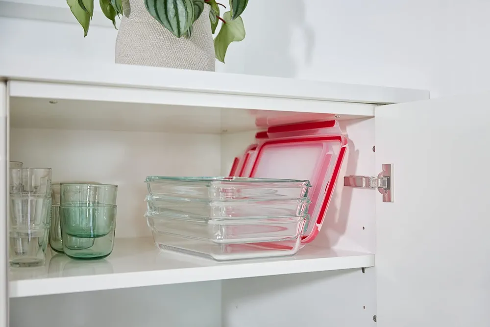 Tefal Masterseal Fresh Verre N1040610 – Boîte alimentaire rectangulaire 0,7L transparente - Thumbnail 2
