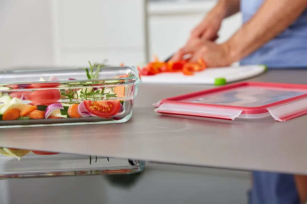Tefal Masterseal Fresh Verre N1040610 – Boîte alimentaire rectangulaire 0,7L transparente - Thumbnail 5