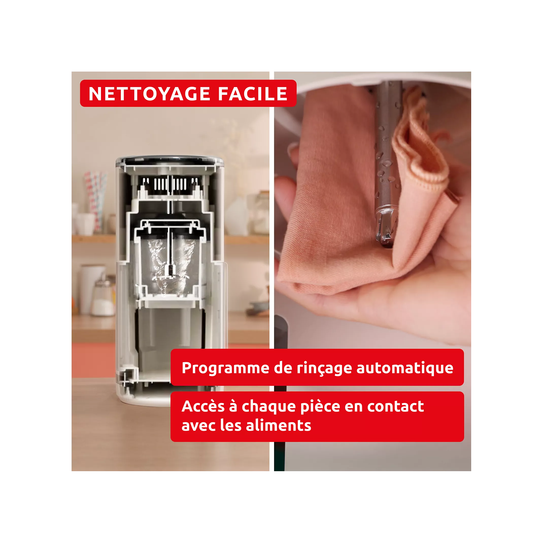 Moulinex Dolci – Sorbetière 10 Programmes en 1 | Rinçage Automatique | Technologie 1 Step Perfector - Thumbnail 5