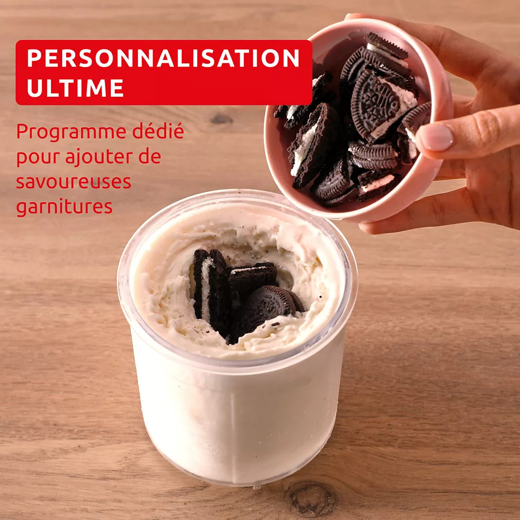 Moulinex Dolci – Sorbetière 10 Programmes en 1 | Rinçage Automatique | Technologie 1 Step Perfector - Thumbnail 6