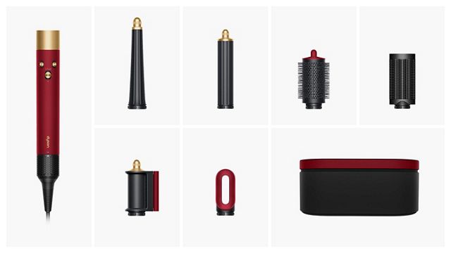 Dyson Airwrap i.d.™ HS08 Straight + Wavy Rouge Velours/Or – Multi-Styler & Sèche-Cheveux Connecté Bluetooth - Thumbnail 6