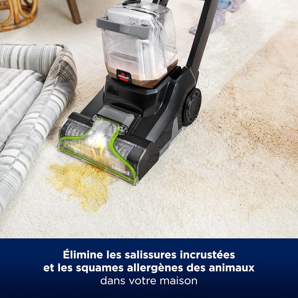 BISSELL PowerWash Pet – Shampouineuse & Nettoyeur Tapis 600W | Spécial Animaux - Thumbnail 6