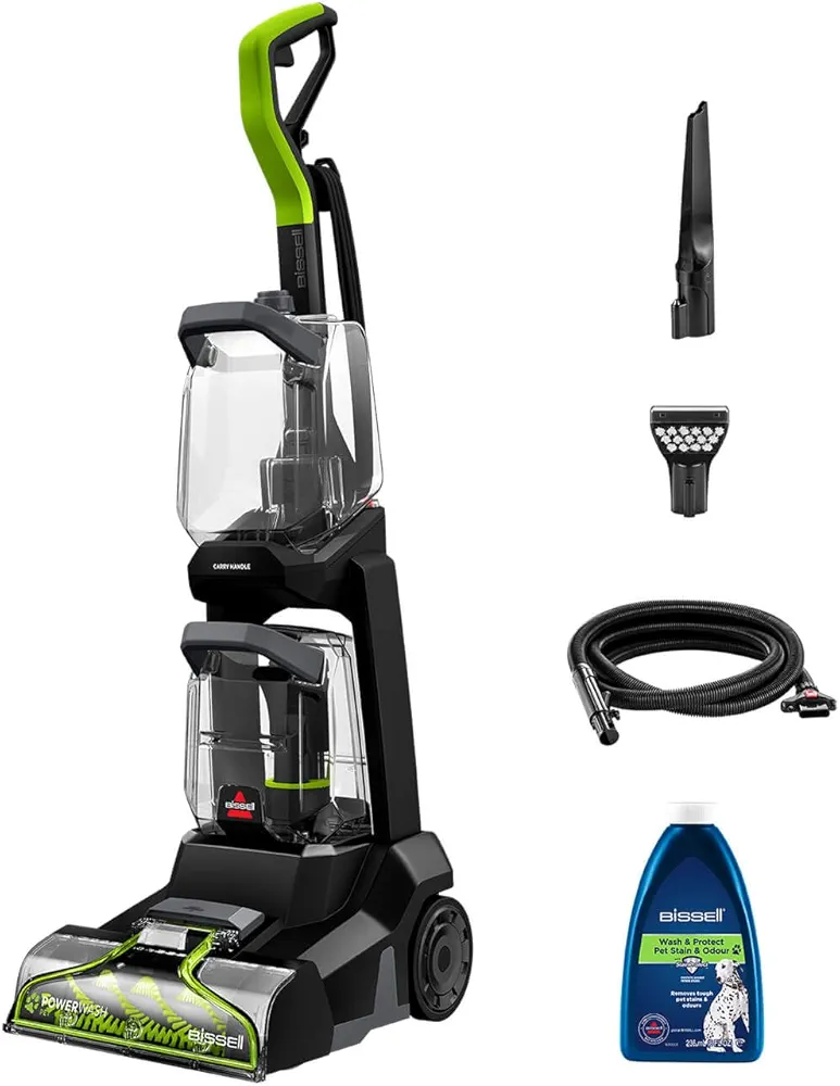 BISSELL PowerWash Pet – Shampouineuse & Nettoyeur Tapis 600W | Spécial Animaux