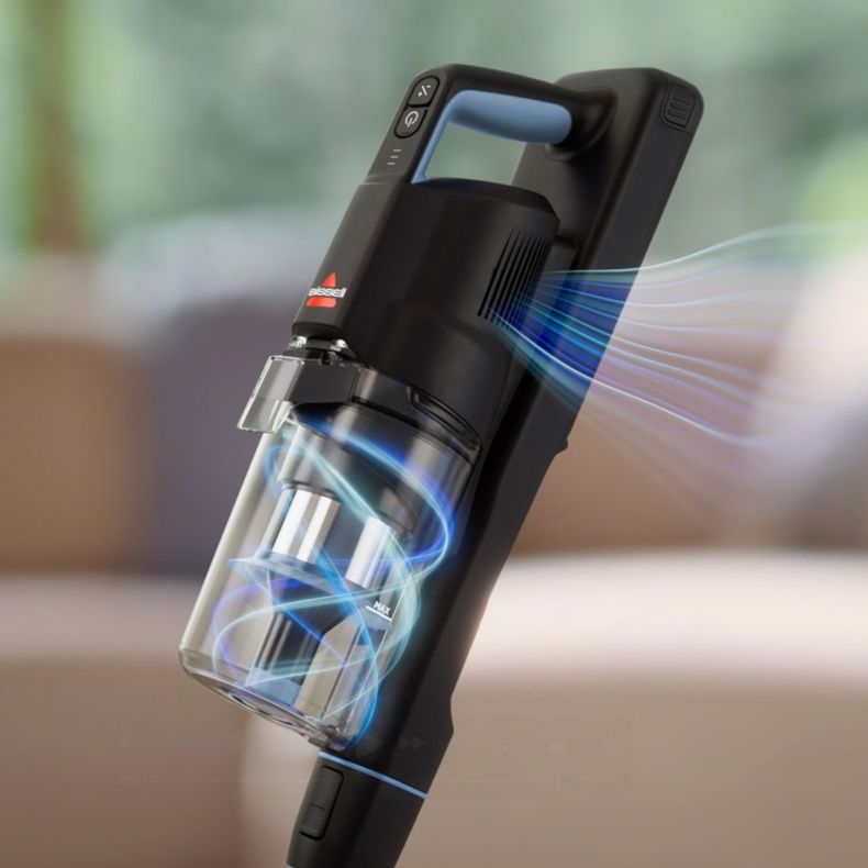 BISSELL PowerClean FurFinder Pro – Aspirateur Balai Sans Fil Puissant Spécial Animaux - Thumbnail 3