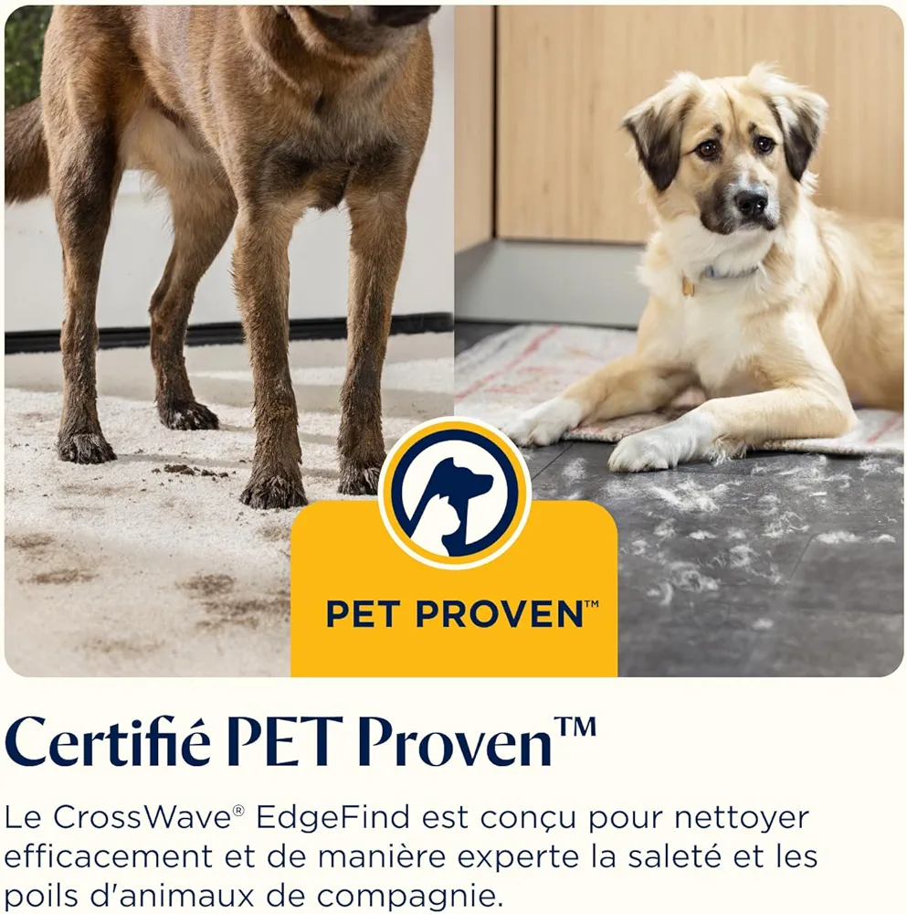 BISSELL CrossWave® EdgeFind – Aspirateur Laveur Multi-Surfaces | Technologie ZeroGap™ | Spécial Animaux - Thumbnail 5