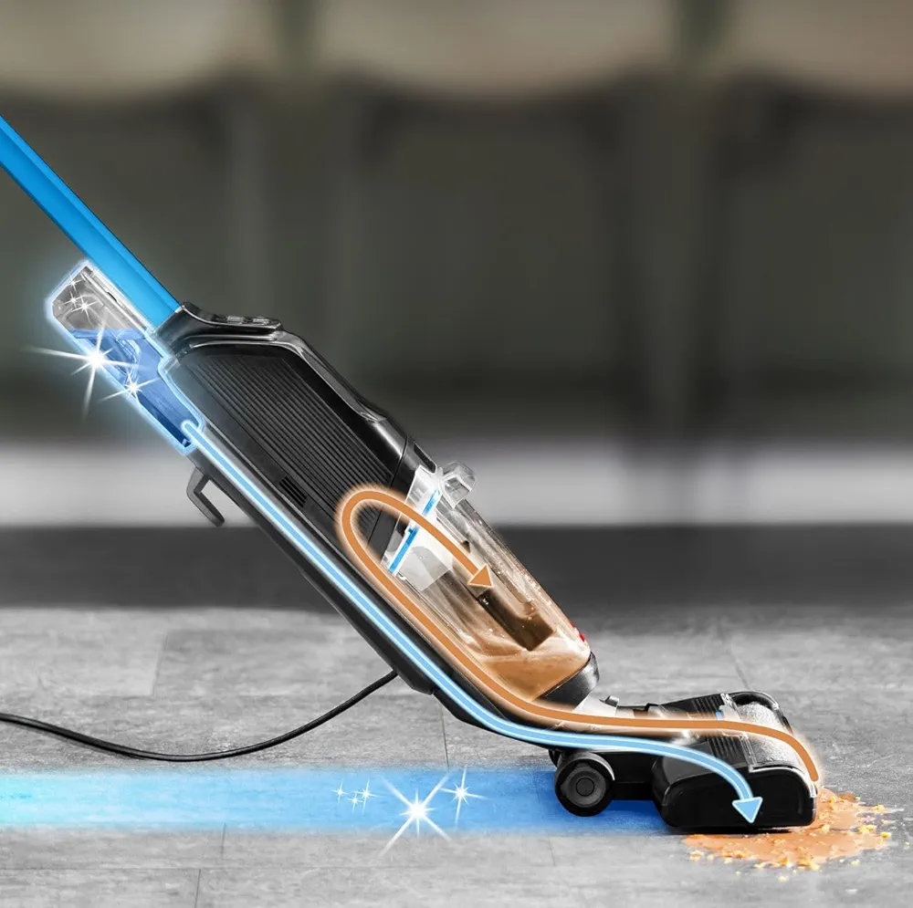 BISSELL CrossWave HF2 – Aspirateur Balai Laveur Filaire | Aspire & Lave en Même Temps | Sols Durs - Thumbnail 2