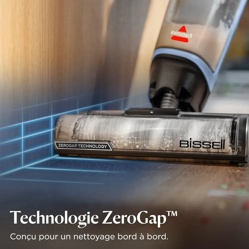 BISSELL CrossWave Edge – Aspirateur Laveur Multi-Surfaces Filaire | Auto-Nettoyage | ZeroGap™ - Thumbnail 3