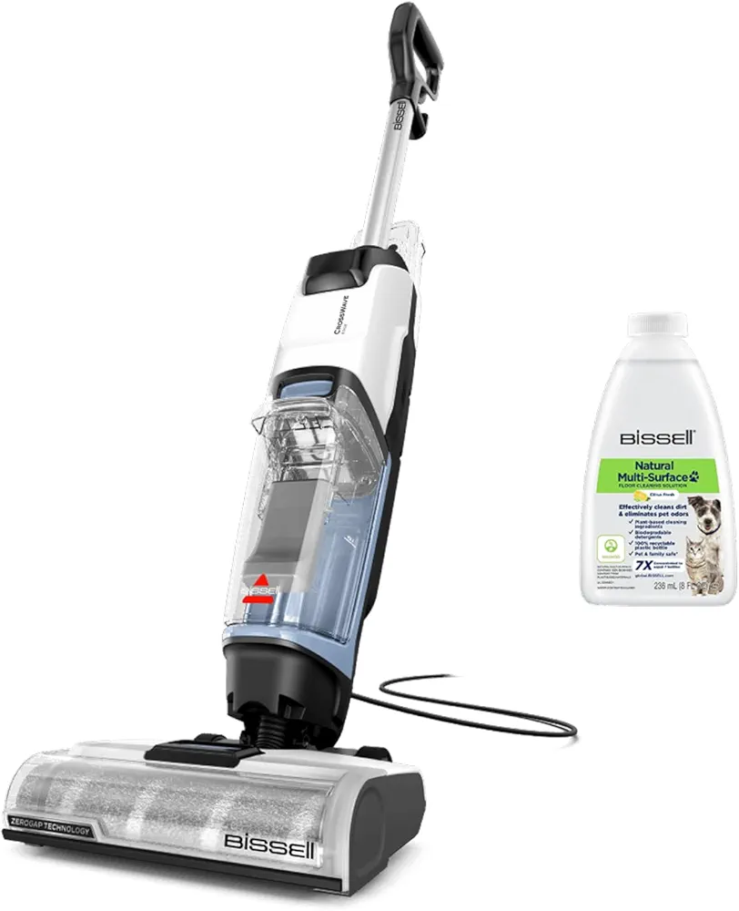 BISSELL CrossWave Edge – Aspirateur Laveur Multi-Surfaces Filaire | Auto-Nettoyage | ZeroGap™
