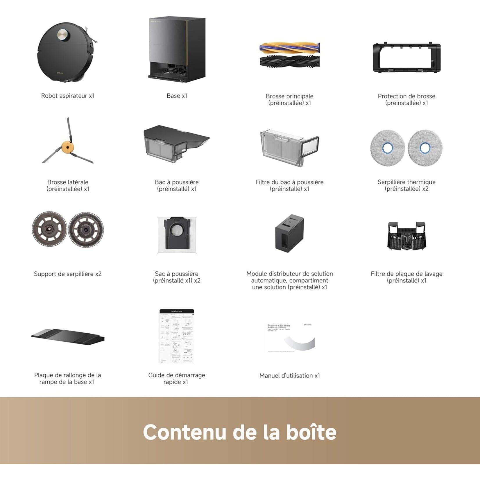 DREAME X50s Ultra Black – Robot Aspirateur Laveur Intelligent avec Station Automatique - Thumbnail 2