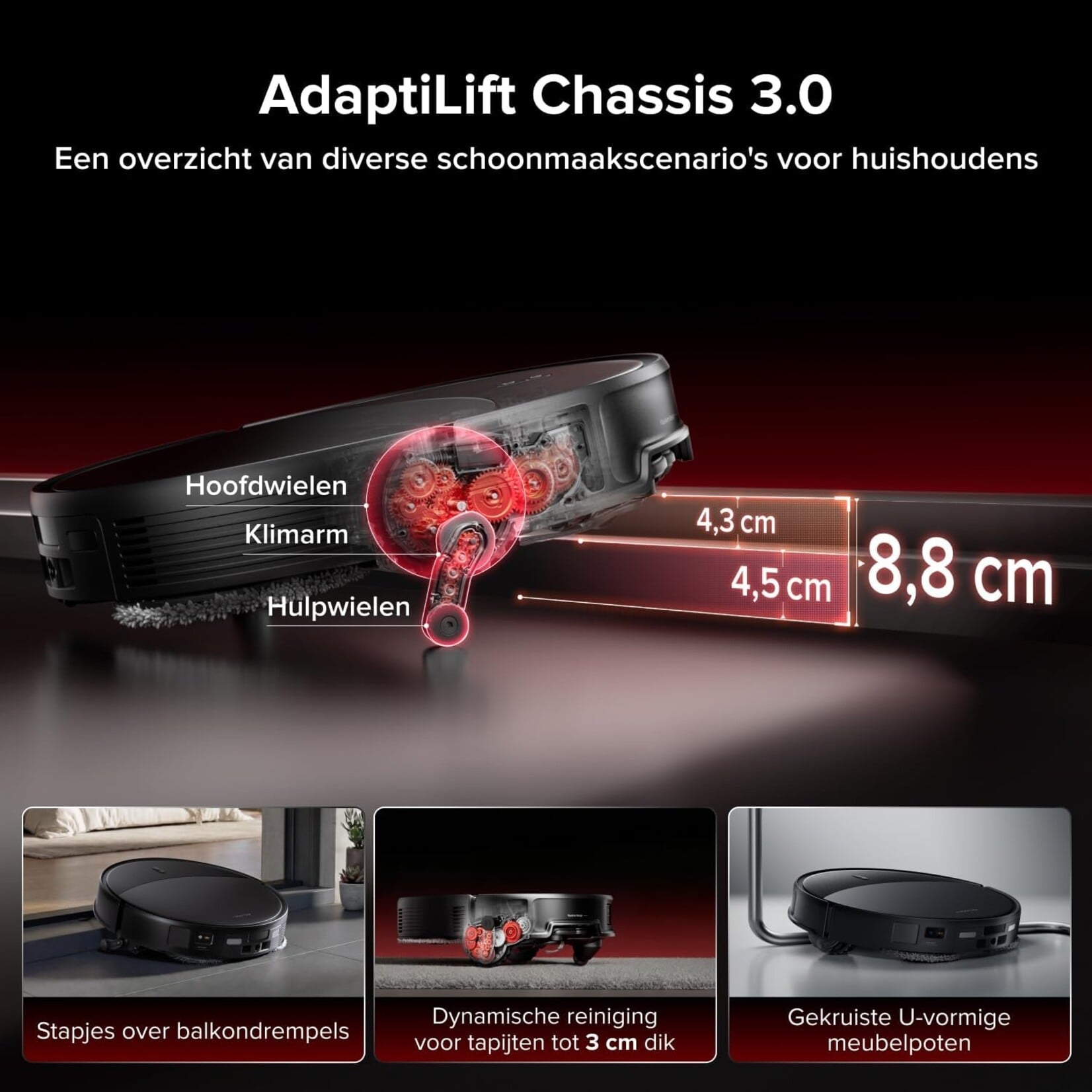 Roborock Saros 20 Set – Robot Aspirateur Laveur Intelligent Haut de Gamme - Thumbnail 5