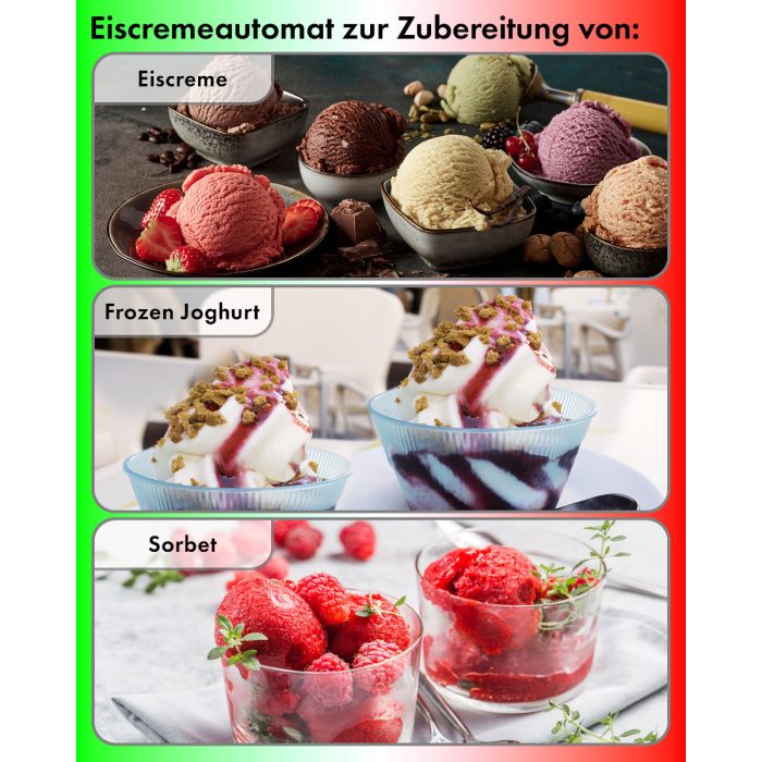 Sorbetière CLATRONIC – Machine à Glace & Sorbet Maison - Thumbnail 2