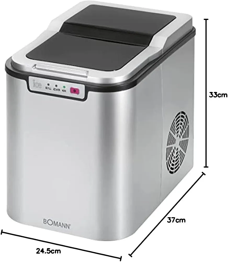 Bomann – Machine à Glaçons 150 W en Acier Inoxydable - Thumbnail 5