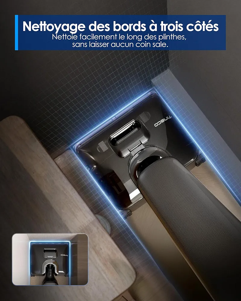 Tineco Floor One S9 Artist Steam Pro – Aspirateur Laveur Vapeur Sans Fil | HyperSteam 160°C | 90 min - Thumbnail 4