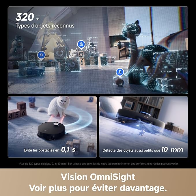 DREAME X60 Pro Ultra Complete – Robot Aspirateur Laveur 35 000 Pa | Ultra Fin | Station Auto - Thumbnail 6