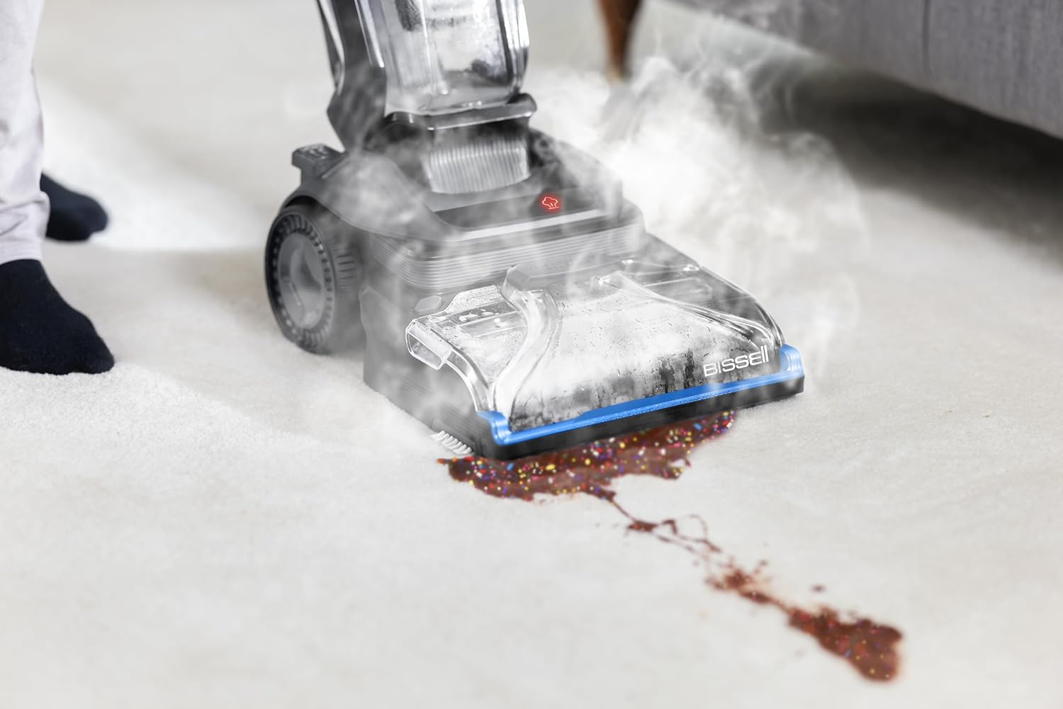 Bissell Revolution™ HydroSteam™ – Shampouineuse Nouvelle Génération pour Tapis & Salons - Thumbnail 6