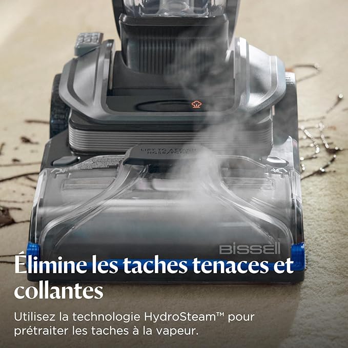 Bissell Revolution™ HydroSteam™ – Shampouineuse Nouvelle Génération pour Tapis & Salons - Thumbnail 10