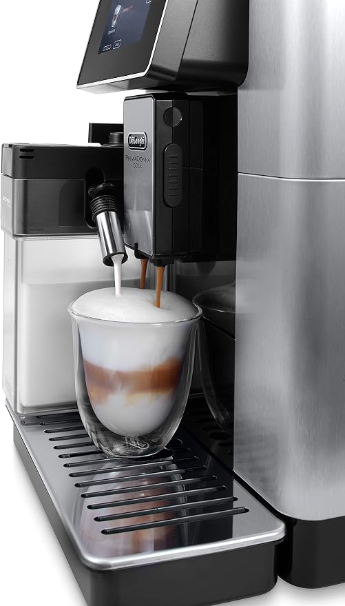 De’Longhi PrimaDonna Soul ECAM610.75 – Machine à Café Automatique avec Broyeur & Bean Adapt Technology - Thumbnail 5