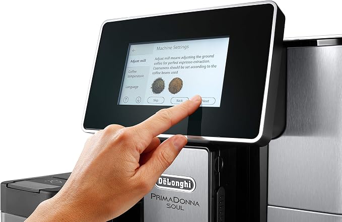 De’Longhi PrimaDonna Soul ECAM610.75 – Machine à Café Automatique avec Broyeur & Bean Adapt Technology - Thumbnail 8