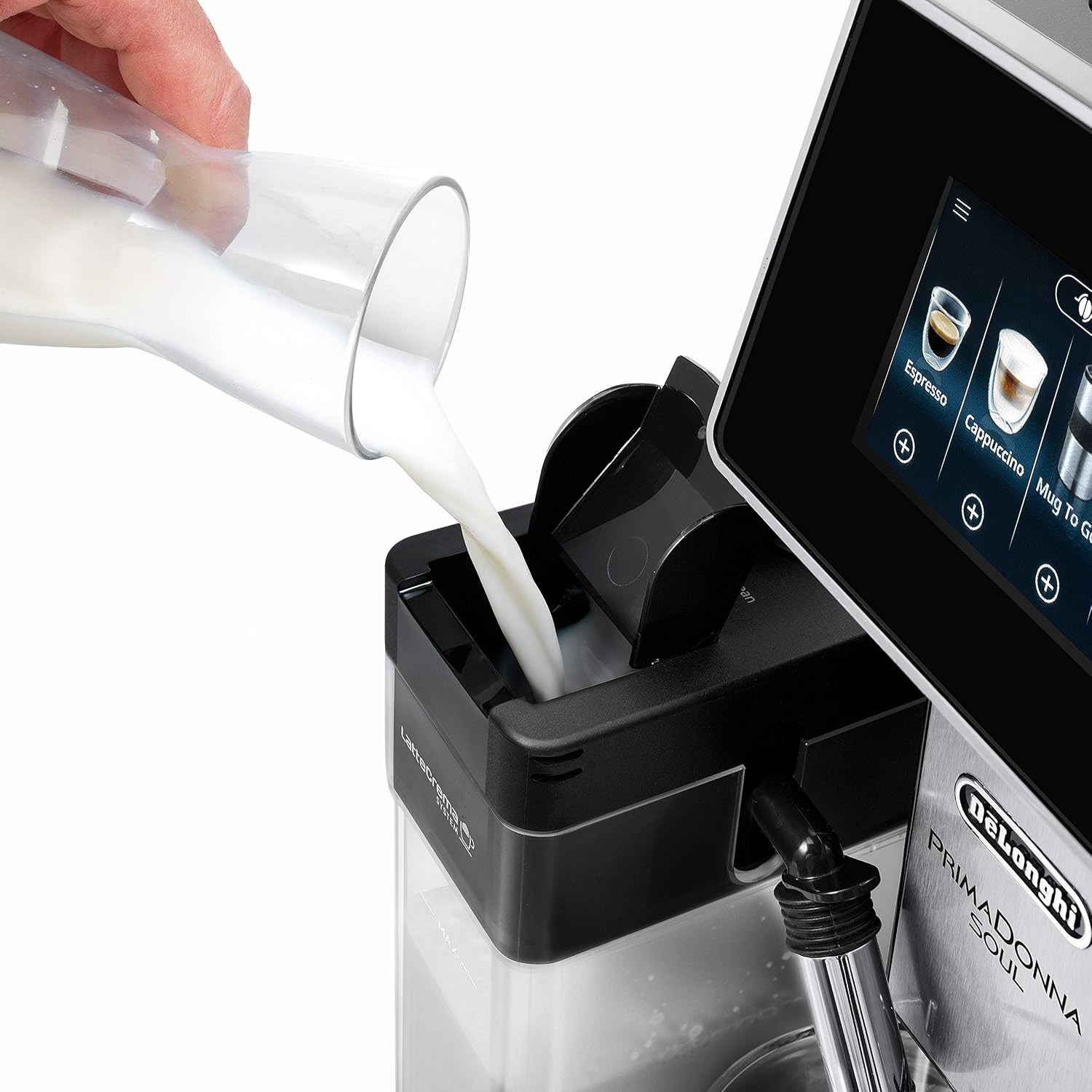 De’Longhi PrimaDonna Soul ECAM610.75 – Machine à Café Automatique avec Broyeur & Bean Adapt Technology - Thumbnail 10