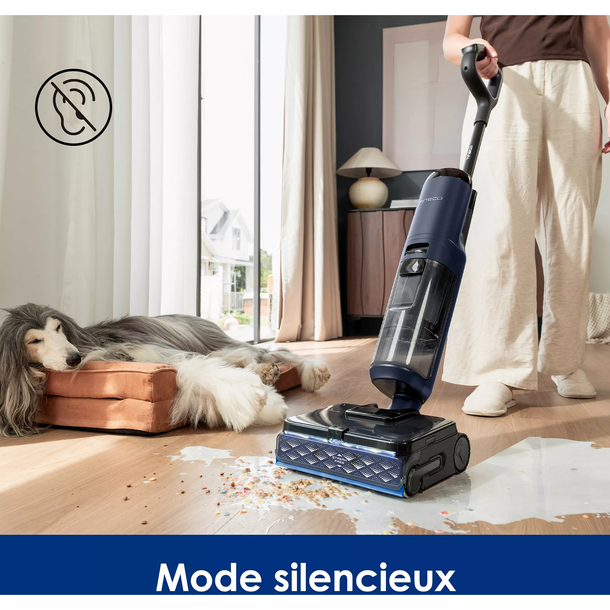 TINECO FLOOR ONE S7 PRO – Aspirateur Laveur Intelligent Sans Fil | Nettoyage Double Bord - Thumbnail 2